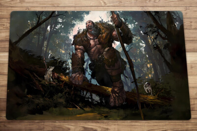 Howling Giant Trading Card Game Playmat TCG CCG Mat Free Bag