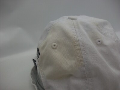 Adidas Trefoil Stained Hat Discolored White Strapback  display picture 1