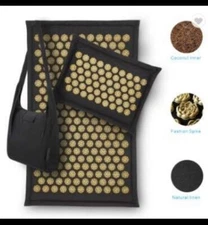 3pcs Body Massager Cushion Mat Shakti Relieve Acupressure Yoga Pad Pillow Set