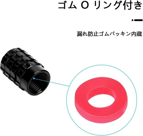 Honda Mugen Air Valve Caps High Quality Alloy Car Automobile 4pcs (Mugen, Black) - Picture 4 of 4