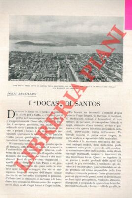 PAOLI Giorgio - Brasilianische Häfen. Die ''Docas'' von Santos.