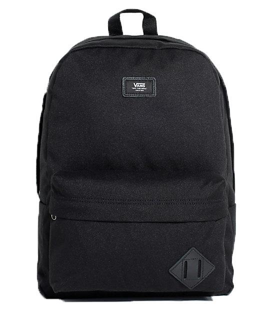 vans old skool black bag