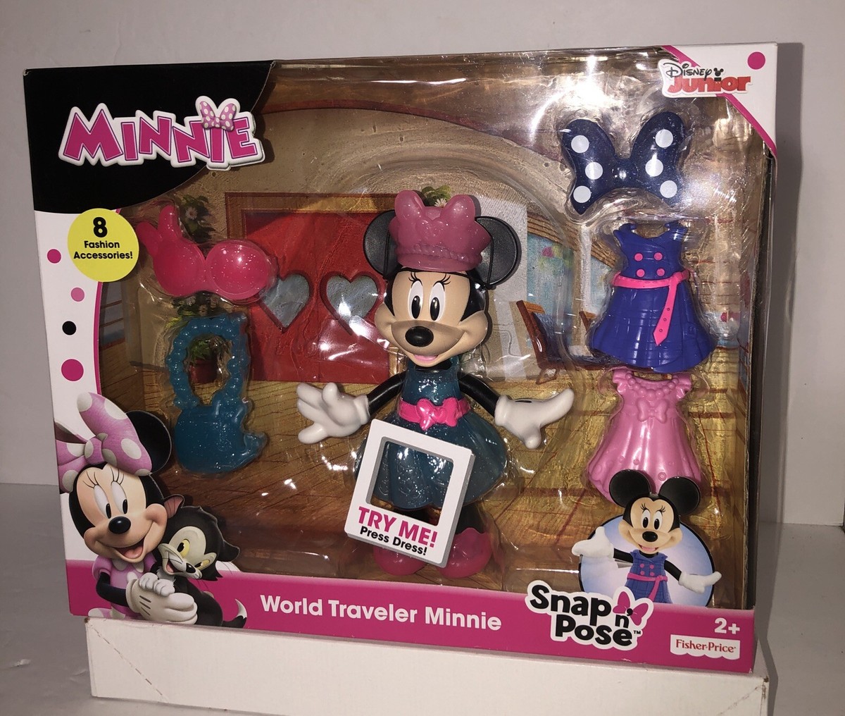 Fisher-Price Disney Junior Minnie World Traveler Minnie Play Set
