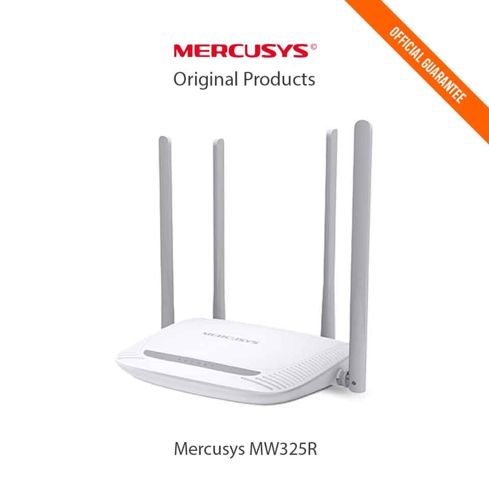 Mercusys MW325R Wireless Wifi Router N 300Mbps 4 antenne 5 dBi Garanzia 3 anni