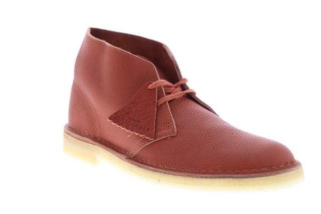 clarks boots mens orange