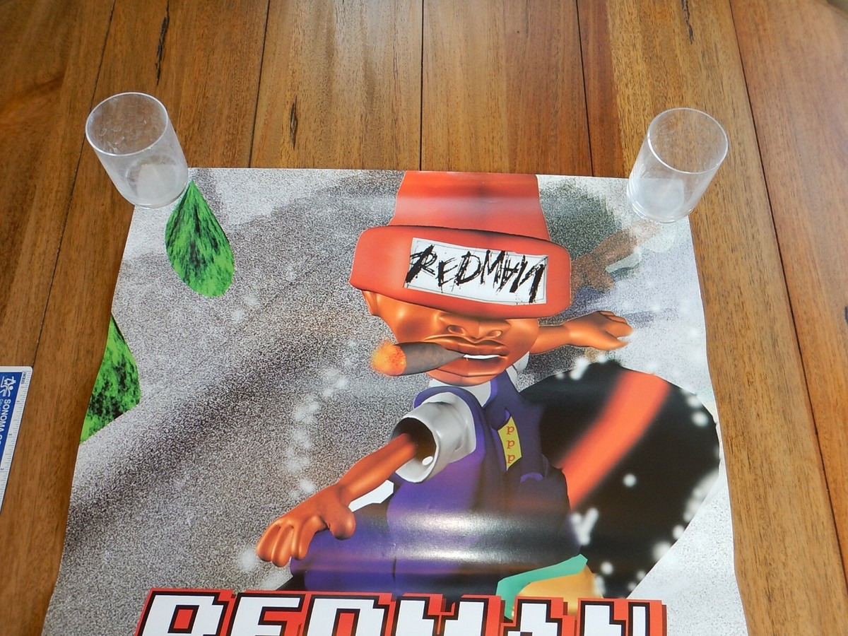 RARE ORIGINAL 1999 SNOCORE TOUR CONCERT POSTER, REDMAN, EVERCLEAR