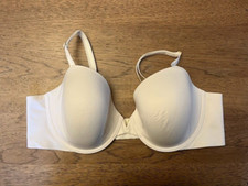 Victoria's Secret VS White 44D Love Cloud Lightly Lined Demi Bra VS  