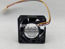 1 PCS SANYO Fan 109P0424H624 DC 24V 0.08A 40 40 20MM 4CM 3 PIN cooling fan