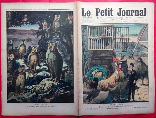 LE PETIT JOURNAL N°1002 1910 CHANTECLER der Autor und seine Interpreten GUITRY