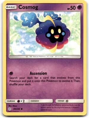 2019 Sun & Moon - Cosmic Eclipse Cosmog b Basic/Common #99