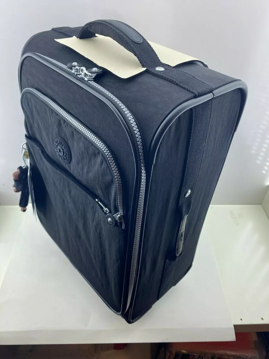 299 Kipling TRUE BLUE Parker Small Wheeled Carry On Luggage BLACK 1143