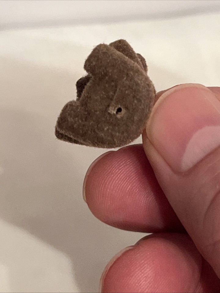 Vintage 1980’s Fuzzy Brown Bear With Red Bow Tie 1" Lapel Hat Pin eBay