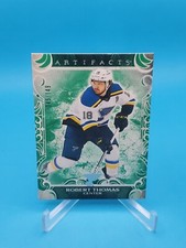 Robert Thomas 2024-25 Upper Deck Artifacts #26 Emerald Parallel 45/149 - Blues 