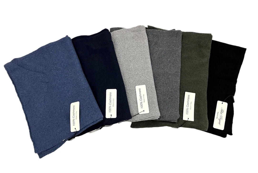 yanopurna Sciarpa Estiva in Cashmere Unisex – Sciarpa Leggera in Lana per Donna e Uomo – Foulard Primaverile 68x190 cm – Motivo a Quadri – Sciarpa Elegante Made in Nepal