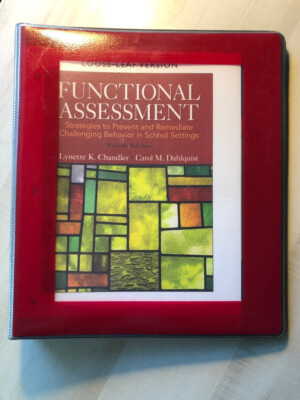 Pearson eText ''Functional Assessment Strategies'' 2015 Looseleaf in Binder