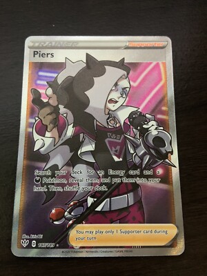 piers pokemon card full art Piers (Full Art) - Shining Fates