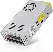 24V 20A Power Supply Adapter, AC 110V/220V to DC 480W Silver
