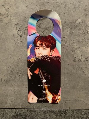 MONSTA X Wonho Paper Door Hanger Sign Official K-Pop Collectible Merch