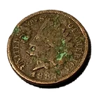1887 Indian Head Cent Actual Coin Shown - A24