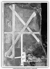 Lodwick Field United States of America Airport Postcard