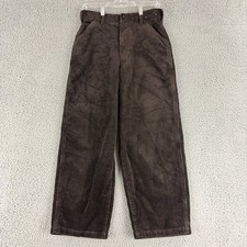 Uniqlo U Corduroy Wide Fit Work Pants Mens 28 Brown Lemaire 321-430875