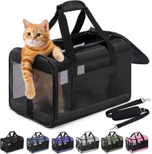 Cat Carrier Airline Approved, Soft-Sided Pet Transport for Cats Puppies