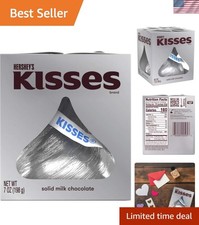 Elegant 7 oz Solid Milk Chocolate Candy Gift Box - Perfect for Sharing