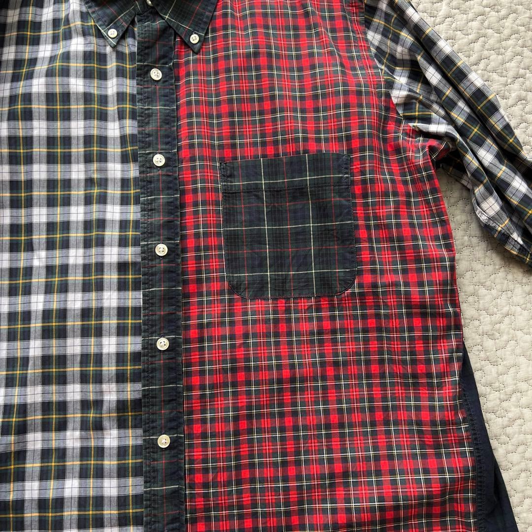Brooks Brothers 90S Crazy Pattern Bd Shirt Made In The Usa Men Vintage Rare Mode image 5