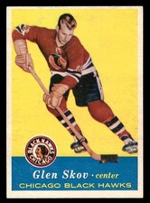 1957 Topps Hockey #30 Glen Skov EX/MT