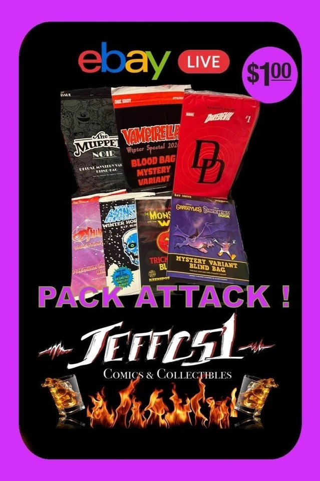 $1 Starts - BLIND BAG & PACK ATTACK! + SIGNED Comics, Abs Bats + Requests!
