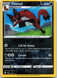 Thievul 048/072 Reverse Holo Rare Shining Fates