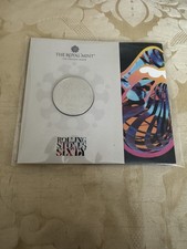 2022 The Rolling Stones UK £5 BU Coin Royal Mint Sealed Pack 