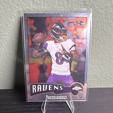 Topps Chrome 2025 1975 Topps Lamar Jackson Baltimore Ravens #1975-3 Refractor