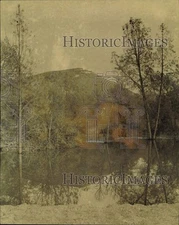 1962 Press Photo View of the small lake in Mt. Ophir area, Mariposa County