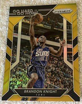 2016-17 Prizm Brandon Knight Go Hard or Go Home Gold #02/10 Phoenix Suns RARE