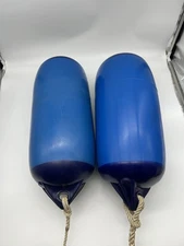 Qty (2) 25” Long Polyform Twin Eye Boat Fenders F-2