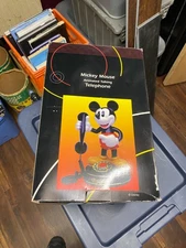 Vintage Disney 1997 Telemania Mickey Mouse Animated Talking Telephone