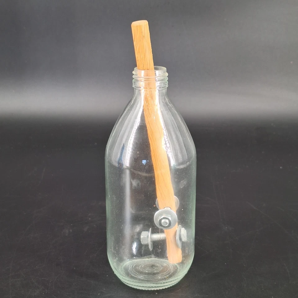 Bolts and Nuts Frustration Challenge Glass Puzzle Bottle Engaging Teaser - Image 2 of 4