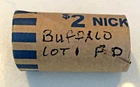 Buffalo Nickel Half Roll, P-D, Mixed Dates, Qty 20, Fine Details, Full Dates, 1