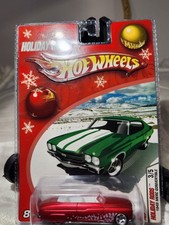 Hot Wheels 2005 Holiday Rods 3/5 1949 Mercury Conv. satin red 5spkRR's