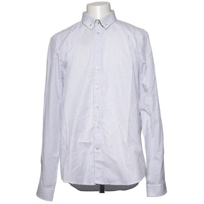 7camicie, Hemd, Größe: XL, Blau/Weiß, Baumwolle, Streifen, Herren #gyp