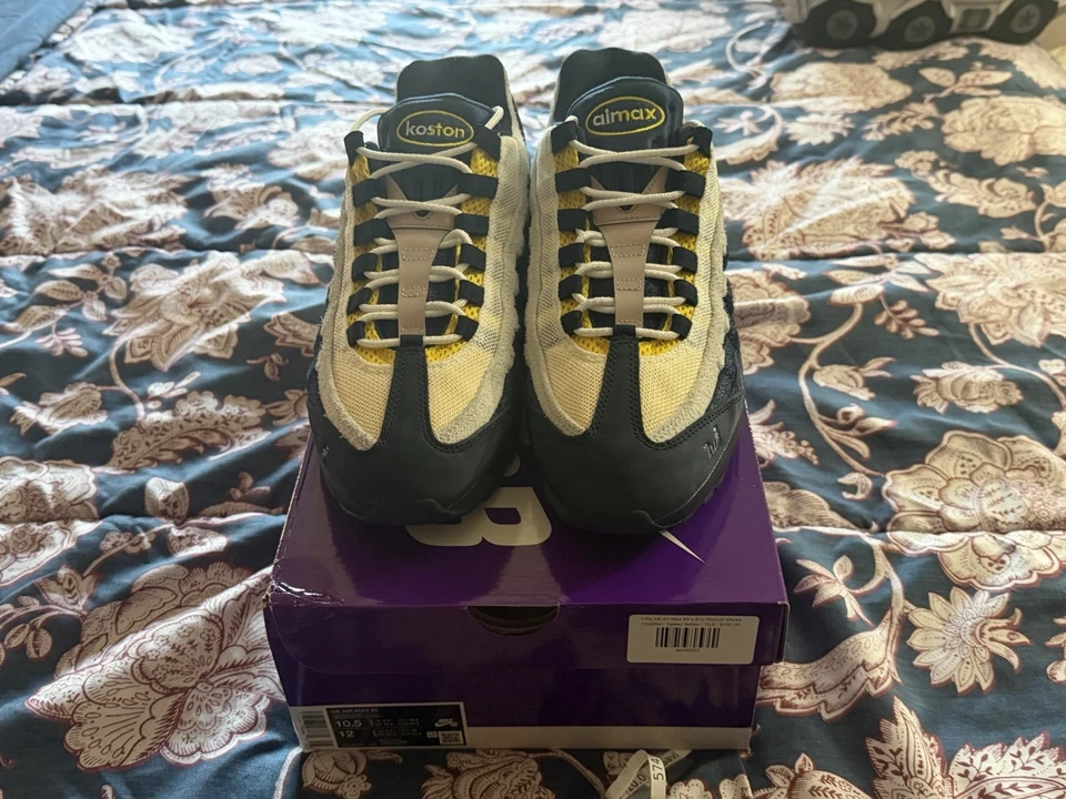 Size 10.5 - Eric Koston x Nike SB x Air Max 95 Obsidian Speed Yellow - Image 2 of 4