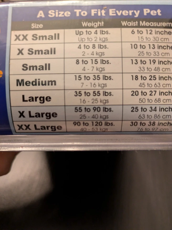 Pooch 裤子可重复使用尿布尺寸 XL 55-90 磅绿色替代成本效益 — 第 3/4 张图片