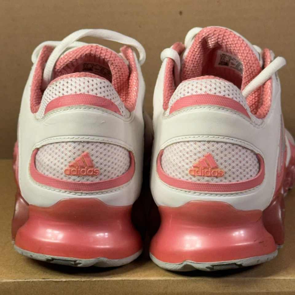 Adidas Women’s Size 9.5 White Pink ClimaCool Running Shoes Sneaker Sport - Image 2 of 4