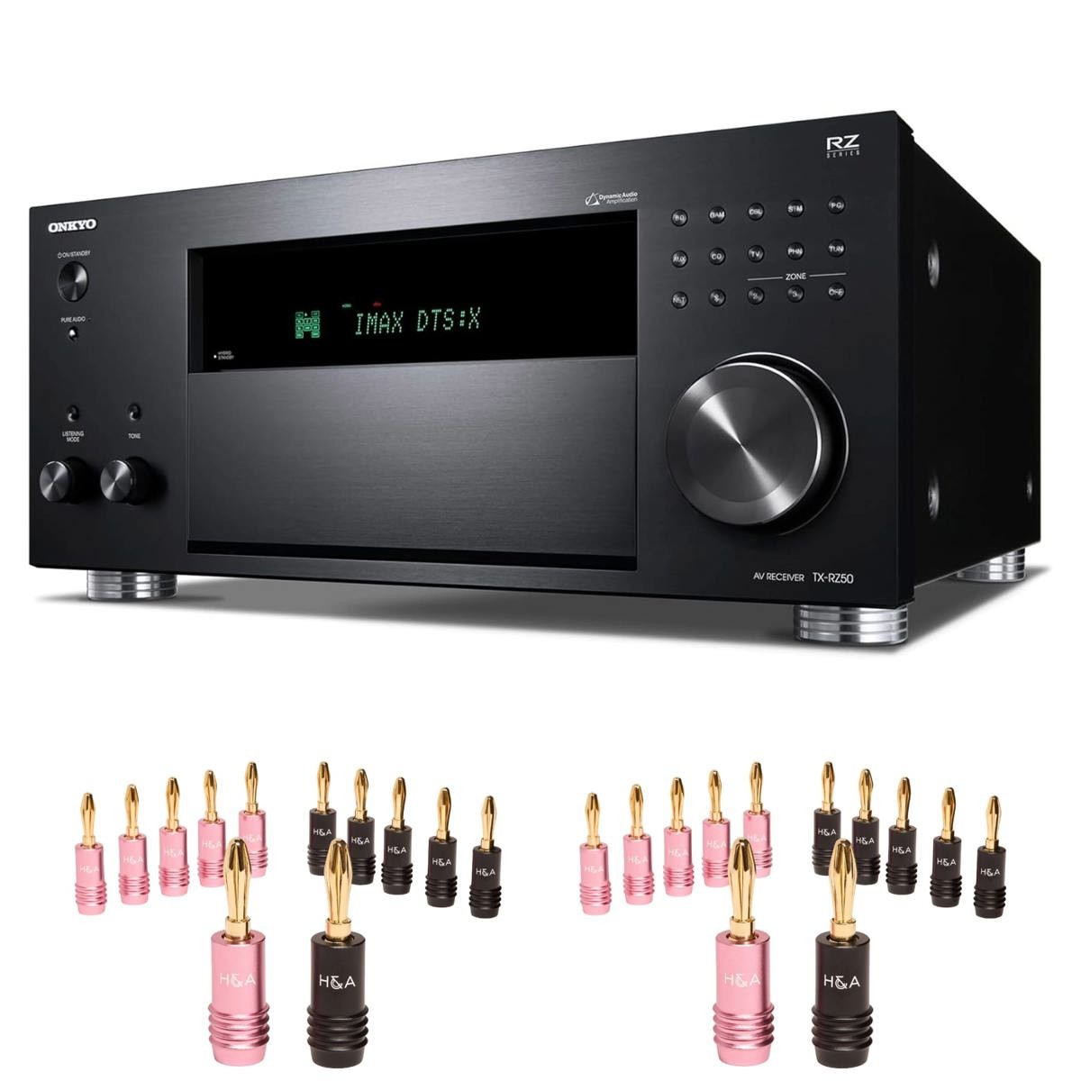 Onkyo TX-RZ50 9.2-Channel 8K/4K Network AV Receiver, 250W Pe