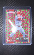 2026 Topps Series 1 - Nathan Church #24 Green & Pink Polka Dots (RC)