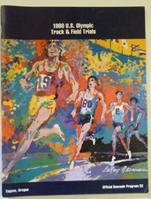 1980 U.S. Olympic Track & Field Trials Eugene OREGON Neiman PREFONTAINE Program