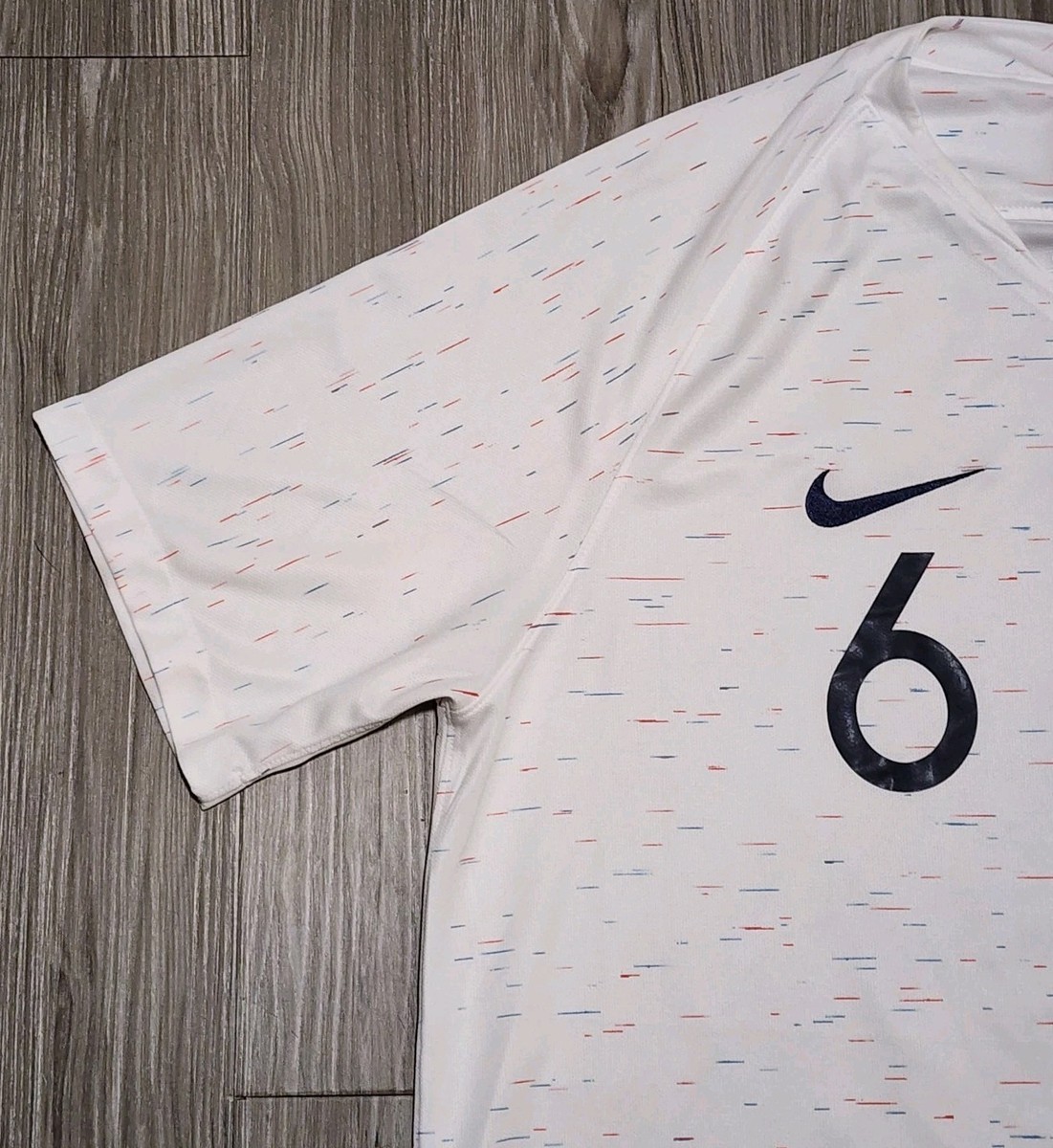 Nike FFF France National Paul Pogba #6 Soccer Jersey Men's XL