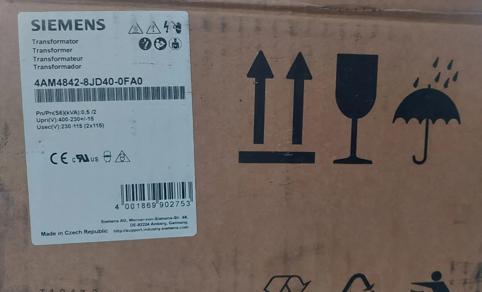 SIEMENS Transformator 4AM4842-8JD40-0FA0 0,5/2 kVA 400V→230/115V 50–60Hz - Bild 2 von 4