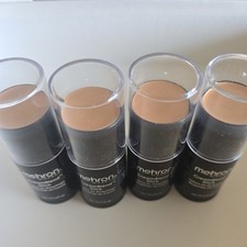 Lot of 4 Mehron CreamBlend Stick 22 Light Buff H42C3 Face/Body Makeup 0.75oz New